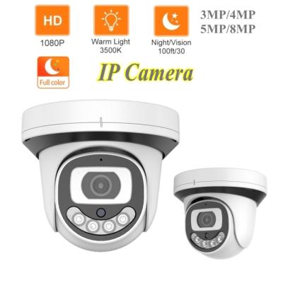 China Hot Lightweight 2MP Motion Detection 2MP Starlight IP Camera 3MP 4MP 5MP Colorful Night Vision LED Camera Indoor Plastic CCTV Security Camera for sale