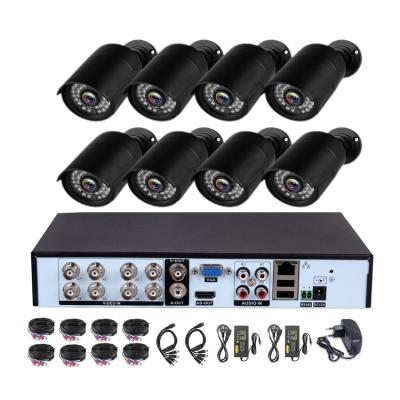 China 5MP 8CH HD CCTV AHD DVR Kit System 8Pcs Bullet Camera Set With Analog Camera Kit Night Vision HD CCTV Camera System VK-DVR2008C 5MP OEM ahd from DVR for sale