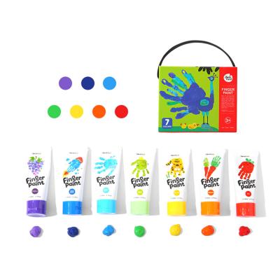 China office & Wholesale School 7 Colors Finger Paint For Kids Washable Art Creative Drawing Painting for sale