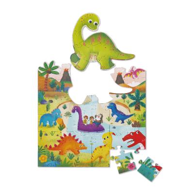 China Toy New Funny Design Cartoon Dinosaur park puzzle suitable for young boys tomanipulate for sale