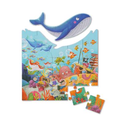 China Toy New Funny Design The Cartoon Whale Puzzle Great For Kids To Improve Hand-eye Coordination for sale