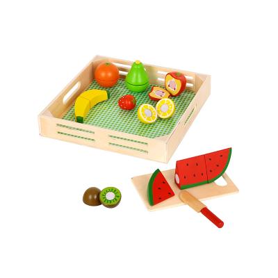 China New Arrival Colorful/Safe/Environmental New Arrival Wooden Kids Toys Children's Kitchen Fresh Fruit Hot Selling Wooden Toys for sale