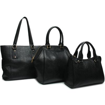 China Designer Snakeskin Set Bags for Office Lady, Custom Leather Set Bags for Women, Tote Bags for sale