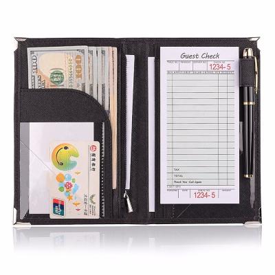 China Multifunctional Leather Server Book, Server Book Organizer, Holds Guest Checks and Server Pads for Servers for sale