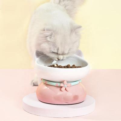 China Wholesale Customized Viable Dog Cat Ceramic Water Food Feeders Mat Bowl for sale