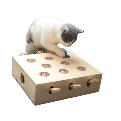 China Cute and Funny Viable Interactive Toys from Cat Toys Wooden Pet Furniture for sale