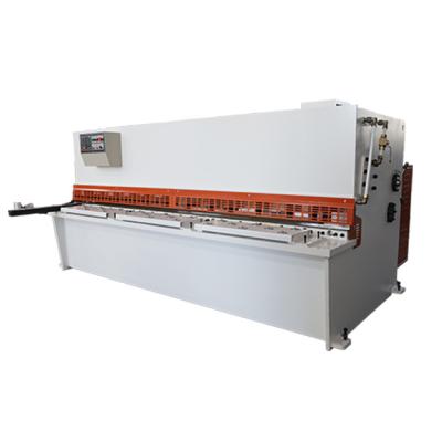 China CNC Hydraulic Swing Beam Shearing Machine Press 8x3200mm HBS-8-3200 for sale