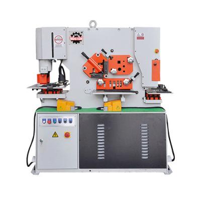 China Hydraulic Punching And Shearing Combined Ironworker Punch Press Machine Bending HIW-60 for sale