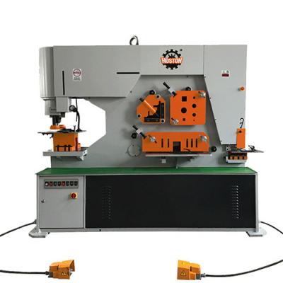 China Mini kleine ijzerwerker scheermachine draagbare hydraulische plaat metaal gecombineerd punch HIW-200 Te koop