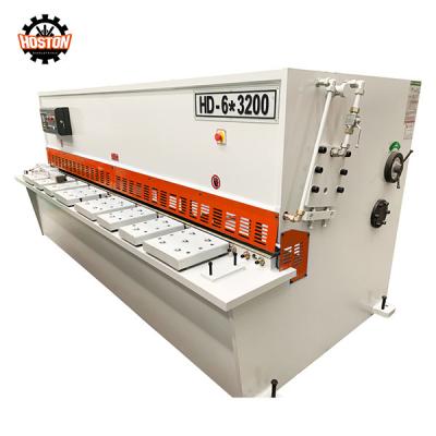 China CNC Hydraulic Metal Stainless Steel Aluminum Shearing Cutting Machine 6x3200mm for sale