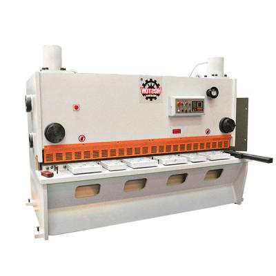 China Maximum Cutting Thickness 10mm Hydraulic Guillotine Shearing Machine HGS-10-2500 for sale