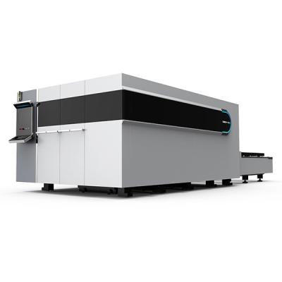 China 1500W-20000W Laser Power Options For Fiber Laser Cutting Machine With Exchange Table for sale