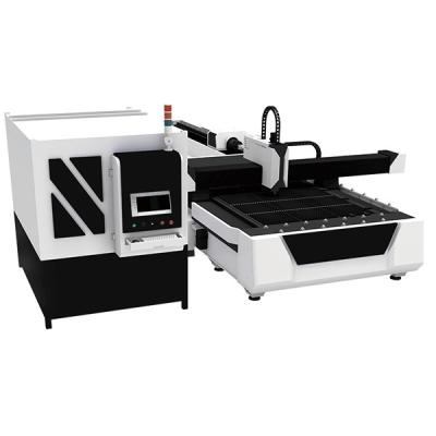 China 2KW 6KW CNC Carbon Steel Plate And Pipe Fiber Laser Cutting Machine for sale