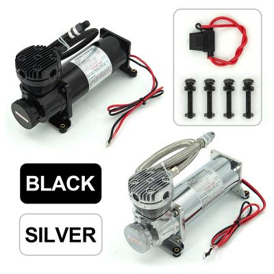 China 1/4 INTEGRA OUTLET 200 PSI Air Ride Suspension System Air Compressor Universal Pump and Accessory Black DC 12V for sale