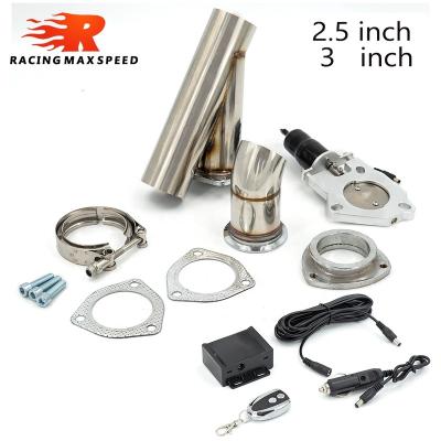 China Universal Automotive Exhaust System 2.5/3 Inch Exhaust Muffler Valve Cutout System Remote Control Electric Muffler Kit Car Accessories for sale