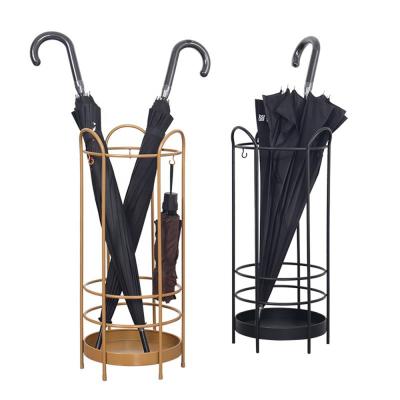 China Flooring Type Acceptable Customized High Quality Customized Modern Metal Umbrella Stand Metal Umbrella Storage Rack for sale