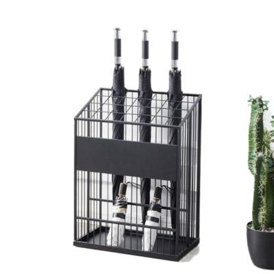 China Morden New Next Use Metal Umbrella Storage Display Stand Rack Wholesale Commercial Umbrella Stand for sale