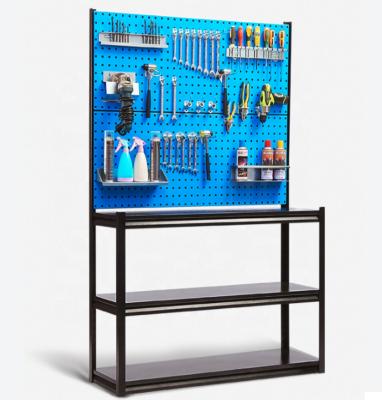 China Supermarket or Stores Supermarket Retail Store Shelf Display Auto Parts Machines Display Stand Metal Hardware Display Rack for sale