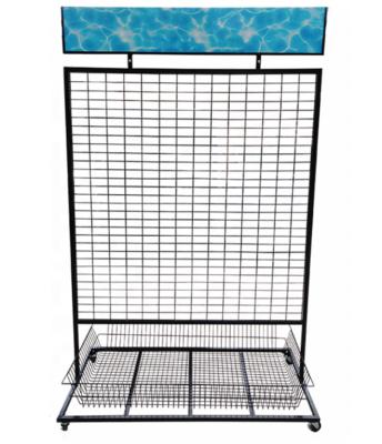 China Supermarkets or stores store cell battery display rack battery rack grid display racks for sale