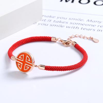 China Wholesale 2021 New Products Gift Accessories Environmentally Friendly Popular Coated Red String Jewelry Items Lots Bracelet for sale