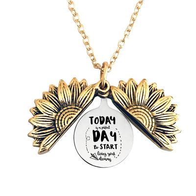 China FASHIONABLE 18K Gold Plated Stainless Steel Necklace Set Hawaiian Carving Jewelry 2021Accept Fashion Party Girl Women Fashion Lettering for sale