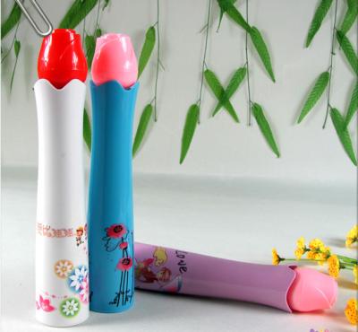 China Traditional 3 Fold Flower Bottle Umbrella Rose Handle Umbrella For Gifts for sale