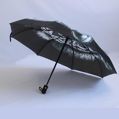 China All In 1 Hot Sale 3 Fold Full Automatic Umbrella Sublimation Printed for sale