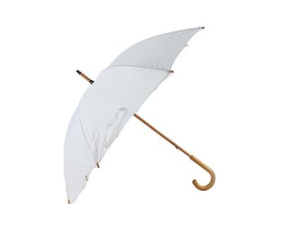 China Contemporary high quality pure white bridal umbrellas for wedding for sale