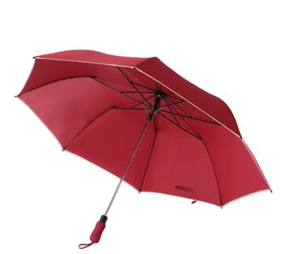 China New Contemporary 27 Inch Large 2 Fold Golf Portable Automatic Open Umbrella With EVA Handle For Gift for sale