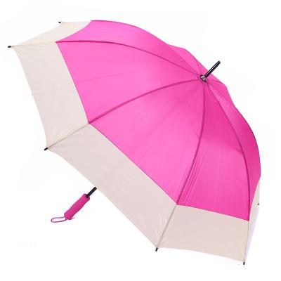 China Minimalist 27 Inch Snap Edge EVA Splice Colorful Foam Handle Straight Umbrella for sale