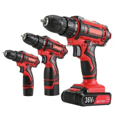 China Wholesale Price 0.7-10mm 13mm Cordless Impact Drill 18V Li-ion Battery Chuck Electric Power Screwdriver Drill With LED Lighting for sale