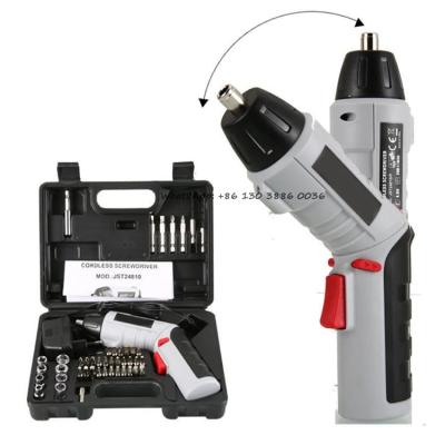 China Rechargeable Home Tools 4.2V Electric Screwdriver Woodworking DIY Drill Machine- Handheld Mini Cordless Screwdriver Lithium Battery Charging for sale