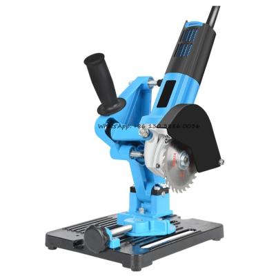 China Angle Grinder Stand Fast Delivery Machine- Accessories 125mm Angle Grinder Fixing Cutting Bracket Angle Grinder Stand With Thick Cast Iron Base for sale