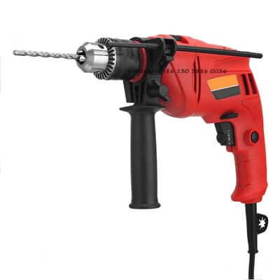 China 710W Impact Drill 2 Functions 220V Electric Rotary Multifunction Hammer Woodworking Multifunction Screwdriver with Machine Tools Accessories for sale