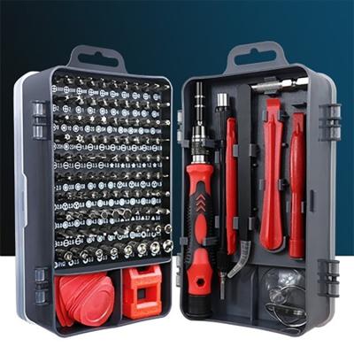 China Portable Household Tool Kit 115-in-1DIY Precision Phone Repair Tools Chrome Vanadium Screwdriver Set For Computer PC Mobile Phone Repair for sale