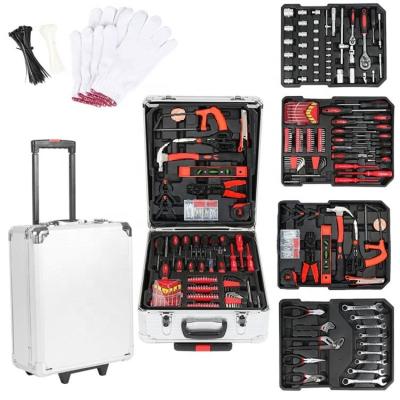 China 217 Pcs Home Hand Tool Kit Multifunctional Auto Repair Tool Kit Hardware Socket Set Professional Mechanic Car Repair Tools for sale