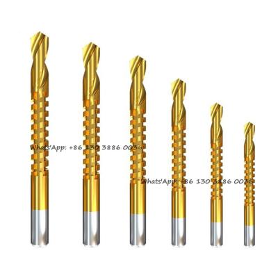 China Hole Carbide Serrated HSS Titanium-Plated Slot Drill , Grooving Serrated Drill Bit For Ceramic Granite Marble Tile Porcelain for sale