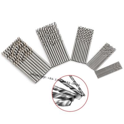 China Micro 1-3mm Straight Shank Hss Twist Drill Bit For Drilling Wood / Wood Plastic / Aluminum for sale