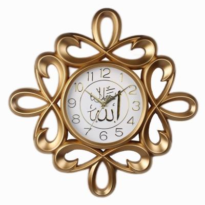 China Hot Selling Islamic Azan Wall Clock of Antique Style Plastic Wall Clock for Prayer for sale