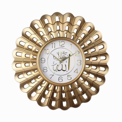 China Hot Selling Islamic Azan Wall Clock of Antique Style Plastic Wall Clock for Prayer for sale