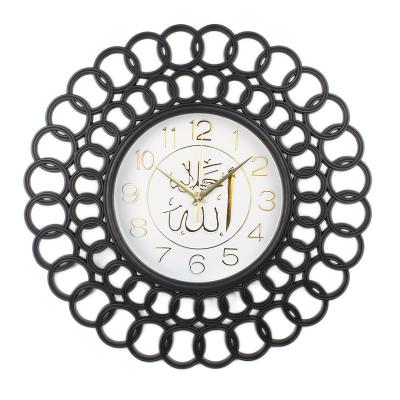 China Wholesale Hot Selling Islamic Azan Wall Clock Antique Style Factory Plastic Wall Clock For Prayer for sale