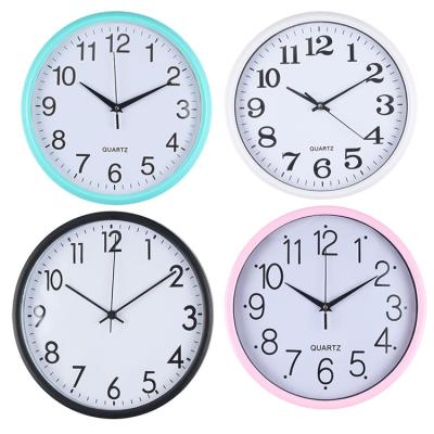 China Antique Style 12 Inch Plasticwallclock Colorful UV Printing Wall Clock For Home Office Decor for sale