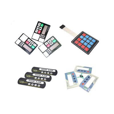 China Display Screen Membrane Keypad/Keyboard LED Backlight Membrane Switch Panel for sale