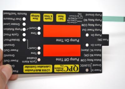 China Damp Proof Flat Membrane Switch Factory For Telecommunication Equipment 2-24V for sale