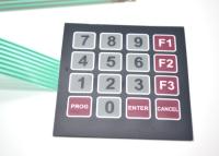 China Quake Proof Custom Membrane Switches , Electrical Membrane Switch Keypad for sale