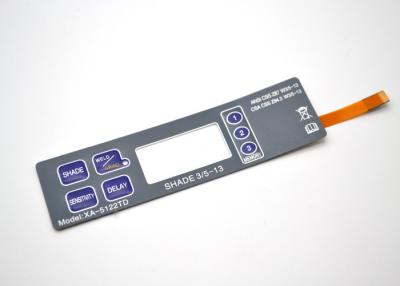 중국 명확한 창 3M467 진짜 접착제를 가진 촉감 FPC 막 스위치 키패드 판매용