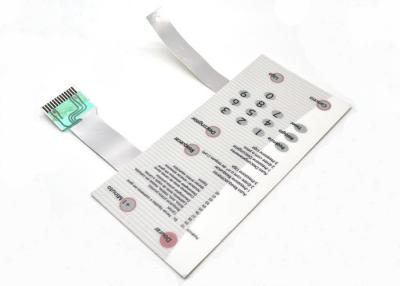 China Custom Flat Membrane Keyboard For Microwave Oven With Shielding Layer Inside for sale