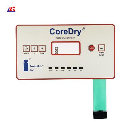 China Siebdruck-Druckgrafische Überlagerungs-Membranschalter-Platte zu verkaufen