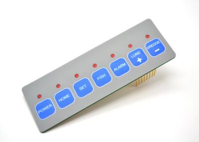 China 100MA Anti Corrosion Push Button Backlit Membrane Switch for sale