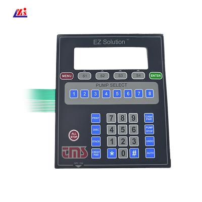 China Multi Layers Numeric Membrane Keypad Switch With Matt Finish for sale